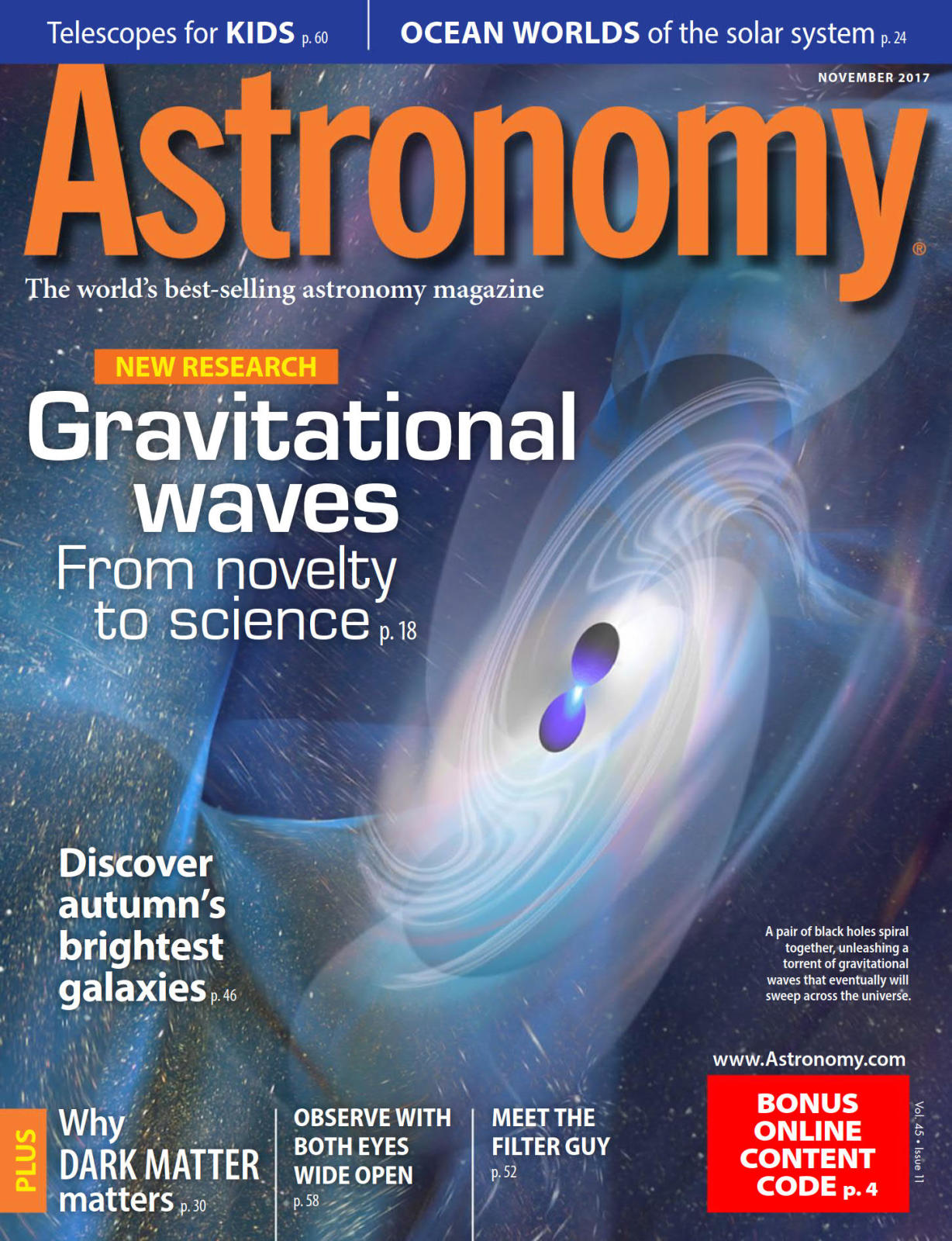 Astronomy 天文学杂志 NOVEMBER 2017